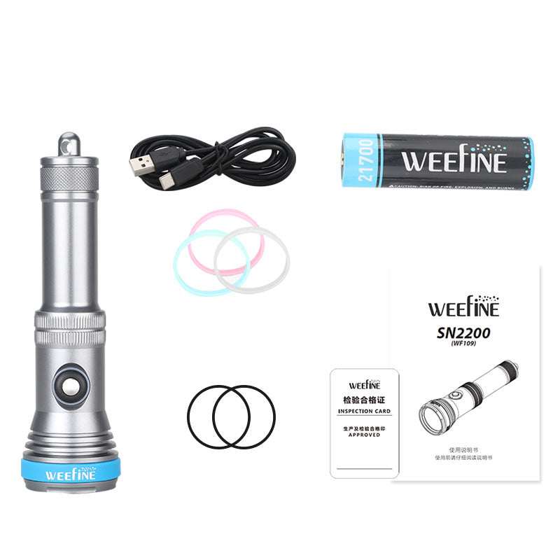 WF109 SN2200 Diving Torch 2200 Lumens 4